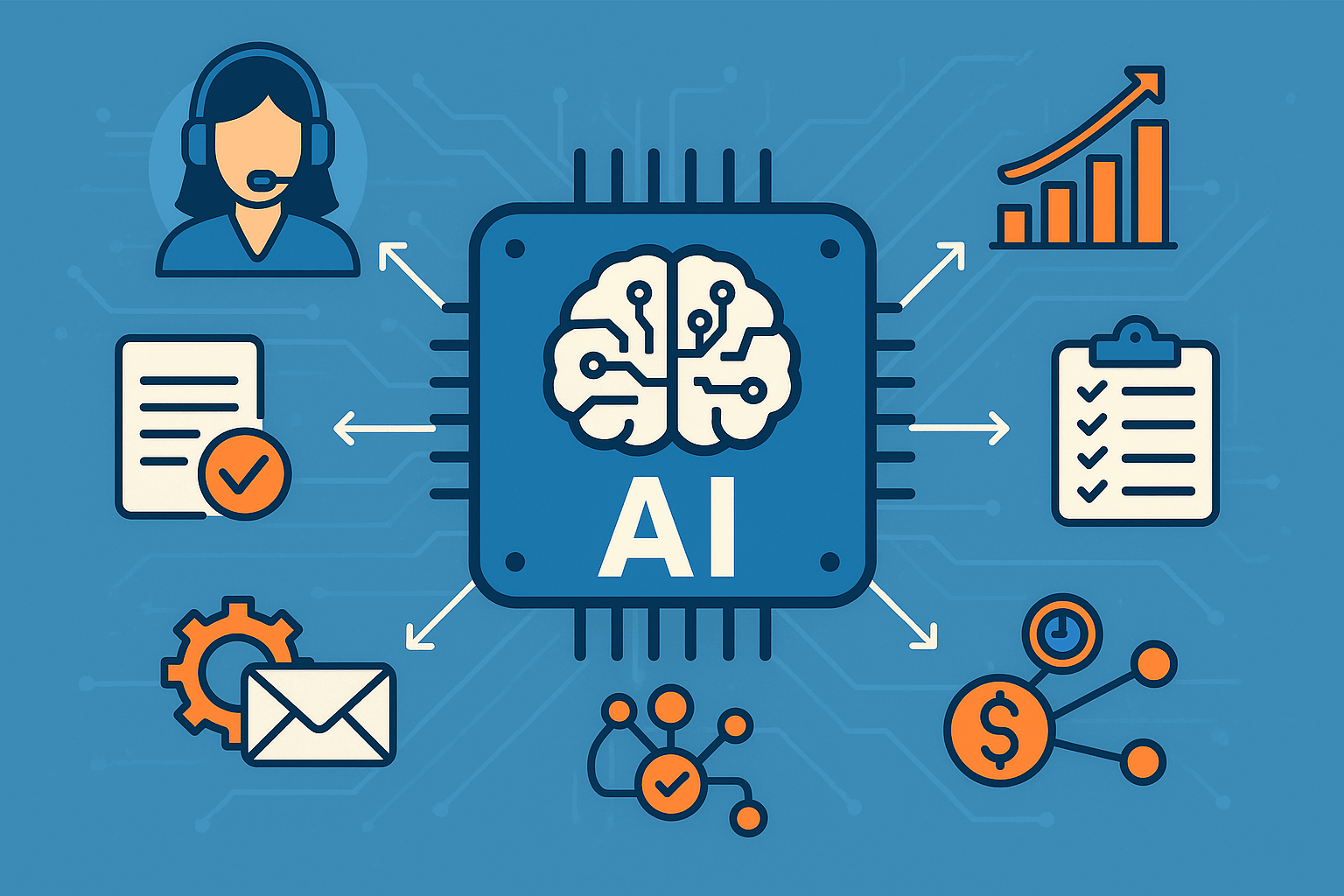10 Ways to Automate Your Business Workflow with AI in 2025 - AIO Growth